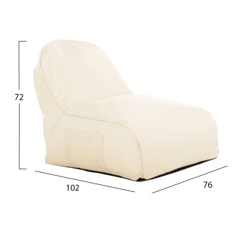 Pouf Cloud Armchair FK5112.01 Cream 6188 76x102x72Ηcm Pouf Cloud Armchair FK5112.01 Cream 6188 76x102x72Ηcm