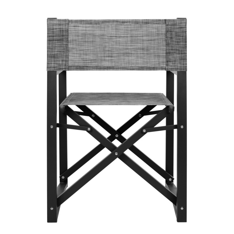 DIRECTOR'S CHAIR ALUMINUM DUPRE FK5094.01 GREY COLOR 57x48,5x85.5Hcm. DIRECTOR'S CHAIR ALUMINUM DUPRE FK5094.01 GREY COLOR 57x48,5x85.5Hcm.