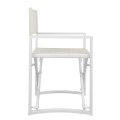 DIRECTOR'S CHAIR ALUMINUM DUPRE FK5094.02 WHITE COLOR 57x48,5x85.5Hcm. DIRECTOR'S CHAIR ALUMINUM DUPRE FK5094.02 WHITE COLOR 57x48,5x85.5Hcm.