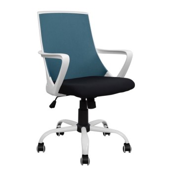 Office chair FK1053.06 Blue with mesh and metal base 58x59x103 cm