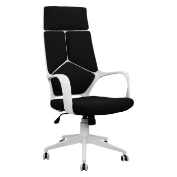 Office chair FK1054.01 Black and White Frame 64x61x126 cm