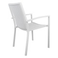 DINING CHAIR BRONCA FK5130.01 WHITE ALUMINUM 54,2x59x83,5Hcm. DINING CHAIR BRONCA FK5130.01 WHITE ALUMINUM 54,2x59x83,5Hcm.