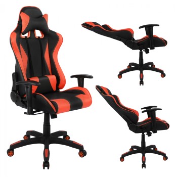 Office Gaming chair FK1062.01 Speed Black and Red PU 68,5 x 71,5 x 133,5 cm