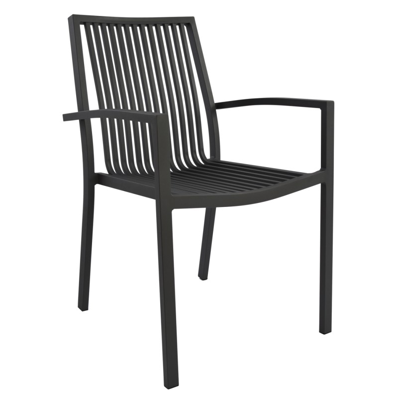 DINING CHAIR BRONCA FK5130.02 GREY ALUMINUM 54,2x59x83,5Hcm. DINING CHAIR BRONCA FK5130.02 GREY ALUMINUM 54,2x59x83,5Hcm.