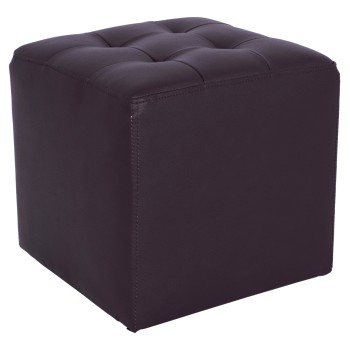 Stool With PU Brown Punk FK264.03 37x37x35cm