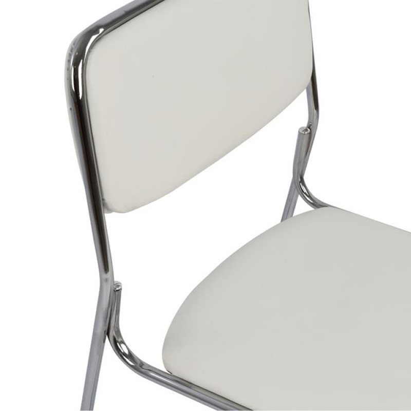 Conference office chair FK1019.02 White color 48,5x51,5x77 cm Conference office chair FK1019.02 White color 48,5x51,5x77 cm
