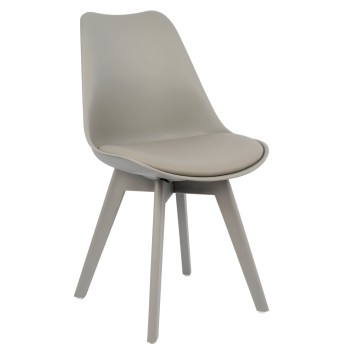 Chair Vegas FK0033.40 POLYPROPYLENE-PU-GREY 48x56x82