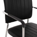 Conference chair with arms FK1070.01 Black 56,5x59x85 cm Conference chair with arms FK1070.01 Black 56,5x59x85 cm