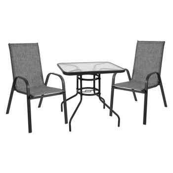 Set Dining table 3 pieces with 2 chairs & 1 Table FK5185.01