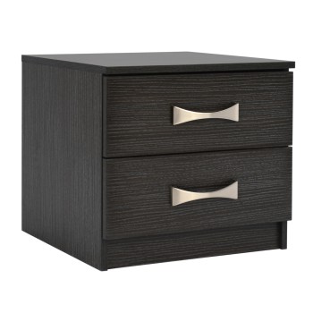 Bedside table with 2 drawers and handles FK2235.01 Zebrano 48x40x42