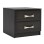 Bedside table with 2 drawers and handles FK2235.01 Zebrano 48x40x42