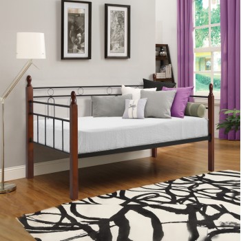 Sofa-Bed REVEN, FK367, metal/rubberwood, 90x190cm