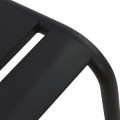 Metallic chair Black Jason FK5177.01 43x50x86cm Metallic chair Black Jason FK5177.01 43x50x86cm