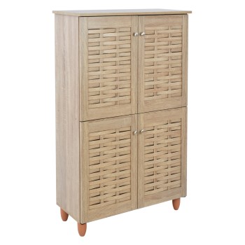 Shoe Cabinet Wooden 4 doors FK2210.02 Sonama 77x34x123