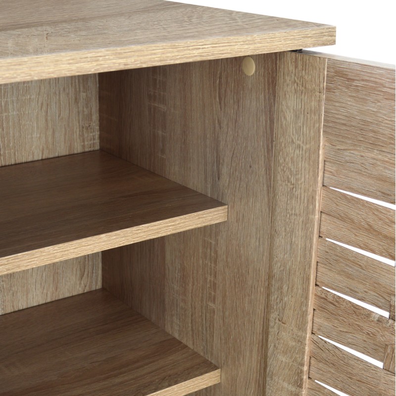 Shoe Cabinet Wooden 4 doors FK2210.02 Sonama 77x34x123 Shoe Cabinet Wooden 4 doors FK2210.02 Sonama 77x34x123