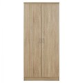 Wardrobe 2 Door sonama FK368.02 80x43x181 Wardrobe 2 Door sonama FK368.02 80x43x181