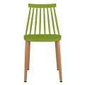 Dining chair FK8052.08 Vanessa green with metallic legs 42,5x47x81,5cm Dining chair FK8052.08 Vanessa green with metallic legs 42,5x47x81,5cm