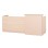 RECEPTION DESK DALTON FK2068.02 MELAMINE IN SONAMA-BEIGE 240x80x106Hcm.