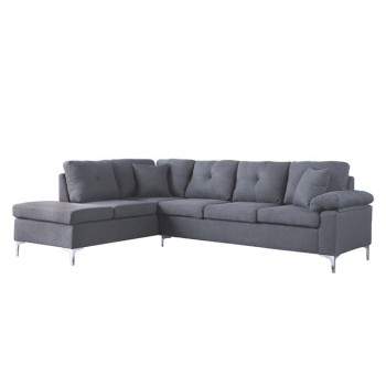 Left Corner Sofa 282x197x90H cm FK3087L Grey