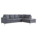 Corner right Sofa 282x197x90H cm FK3087R Grey Corner right Sofa 282x197x90H cm FK3087R Grey