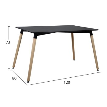 Set Dining Table 5 pieces with Table and 4 chairs FK102225 120x80x73 cm Set Dining Table 5 pieces with Table and 4 chairs FK102225 120x80x73 cm