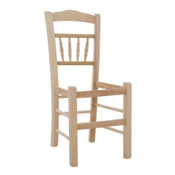 Traditional chair without color frame 41,5x44,5x88,5cm FK8466