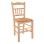 Traditional chair without color with mat FK10258
