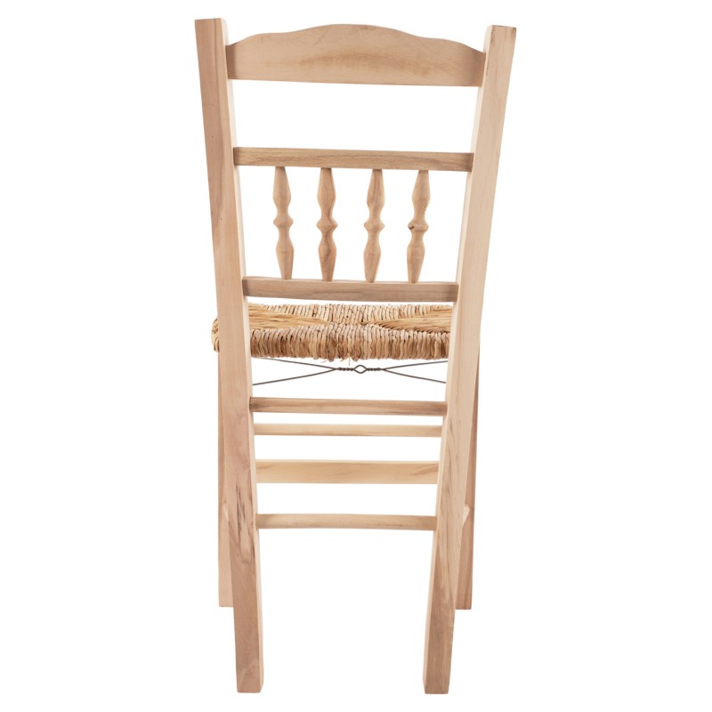 Traditional chair without color with mat FK10258 Traditional chair without color with mat FK10258