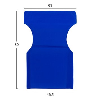 Pillow blue color 2x1 for director's armchair FK5272.01 46.5χ53χ80