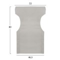 Pillow cream color 2x1 for director's armchair FK5272.60 46.5χ53χ80 Pillow cream color 2x1 for director's armchair FK5272.60 46.5χ53χ80