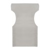 Pillow cream color 2x1 for director's armchair FK5272.60 46.5χ53χ80