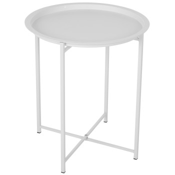 Table Foldable Metallic Grey '46cm FK5287.02