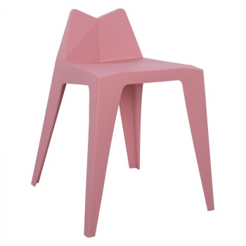 Stool Polypropylene Pink Homer FK8005.20 44,5x35,5x61 cm