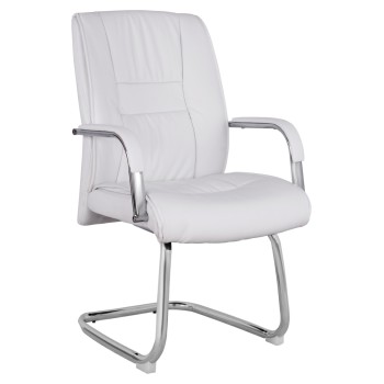 Conference chair FK1107.02 White color 58x72x98cm