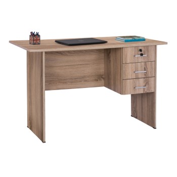 Office melamine with 3 drawers FK2268.02 grey color 120x60x75 cm