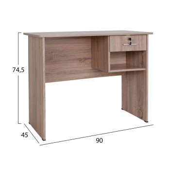 Office melamine with drawer FK2283.02 in sonama color 90x45x74.5