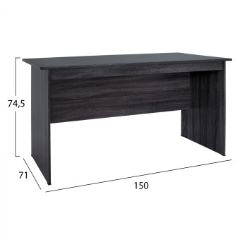 Office melamine 150x71x74.5 FK2284.01 in grey color