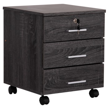 OFFICE DRAWER HAYDEN FK2282.01 MELAMINE IN GREY COLOR 39.5x40x46.5Hcm.