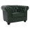 Armchair T. Chesterfield POLINA FK3011.08 Cypress Green PU 106x87x70H cm.