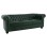 Sofa 3 Seater T. Chesterfield FK3009.08 PU Cypress Green 208x90x73 cm.