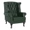 Armchair Chesterfield-type Polina, FK0053.08, Cypress Green PU 83x79x104 cm