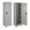 Metallic Wardrobe 50Χ45Χ195H with 4 shelves 1Door & legs FK10325