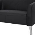 Sofa 2 seater Kiana FK3122.21 Black PU 130x75x71 cm Sofa 2 seater Kiana FK3122.21 Black PU 130x75x71 cm