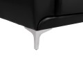 Sofa 3 seater Kenzie FK3121.31 with Black PU 190x81x81 cm Sofa 3 seater Kenzie FK3121.31 with Black PU 190x81x81 cm