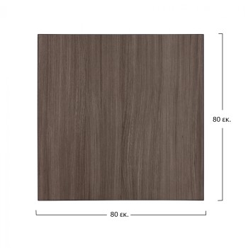 TABLE TOP FROM MDF 80X80 cm. FK8439.01 CARBON BLACK TABLE TOP FROM MDF 80X80 cm. FK8439.01 CARBON BLACK