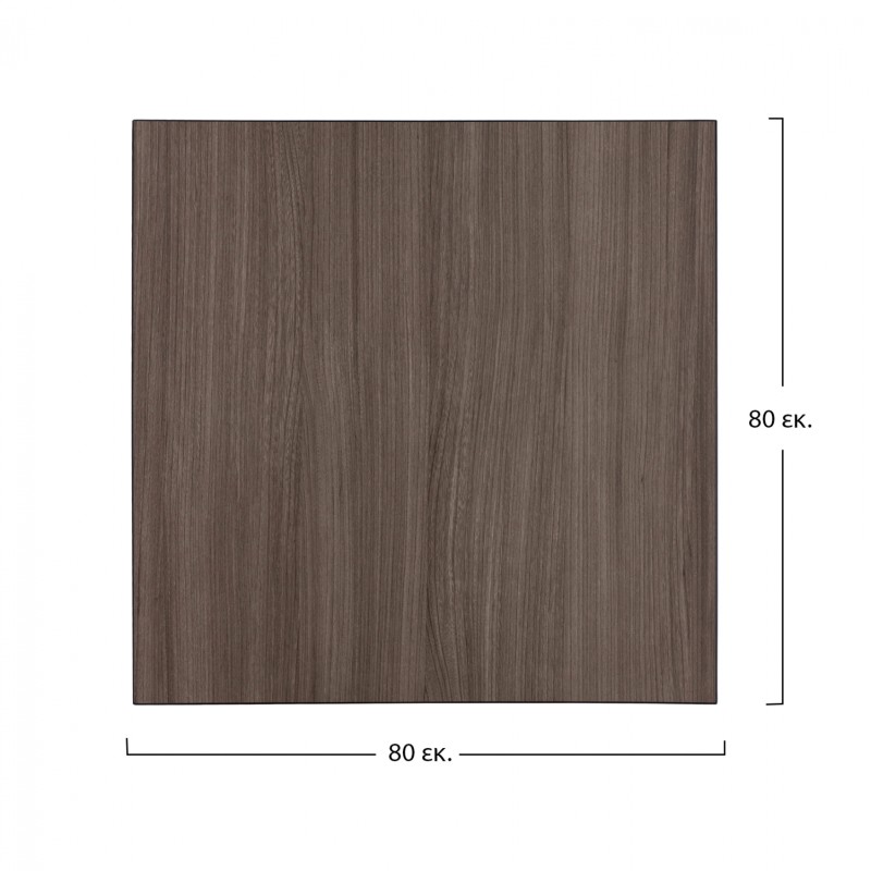 TABLE TOP FROM MDF 80X80 cm. FK8439.01 CARBON BLACK TABLE TOP FROM MDF 80X80 cm. FK8439.01 CARBON BLACK