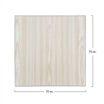 TABLE TOP MADE OF MDF 70X70 cm. FK8438.03 OAK BLACK TABLE TOP MADE OF MDF 70X70 cm. FK8438.03 OAK BLACK