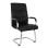 Conference chair JACOB FK1045.11 Black PU with chromed base 57x66,5x102 cm
