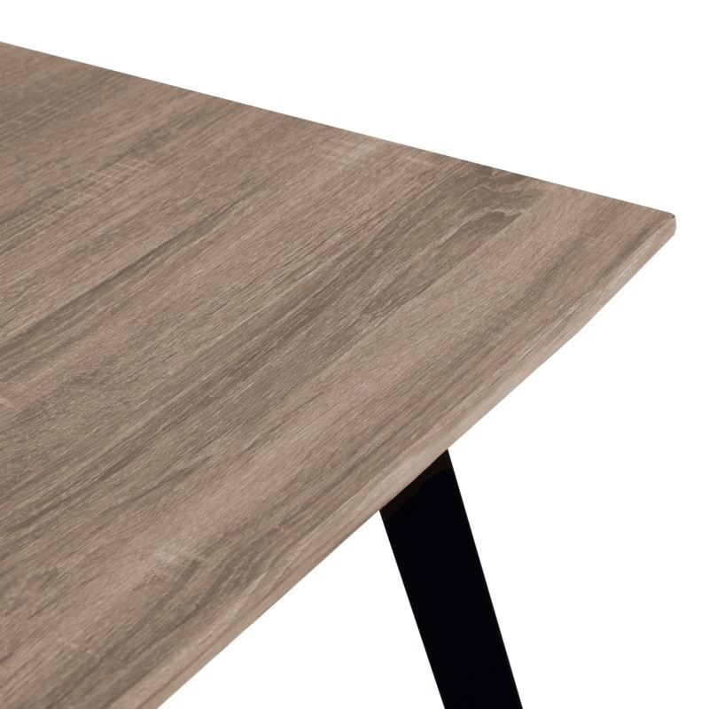 Dining Table 140x80 sonama with black legs FK8374 Dining Table 140x80 sonama with black legs FK8374