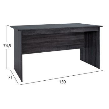 Office set 2pieces Office & Cabinet Grey color FK10337.01